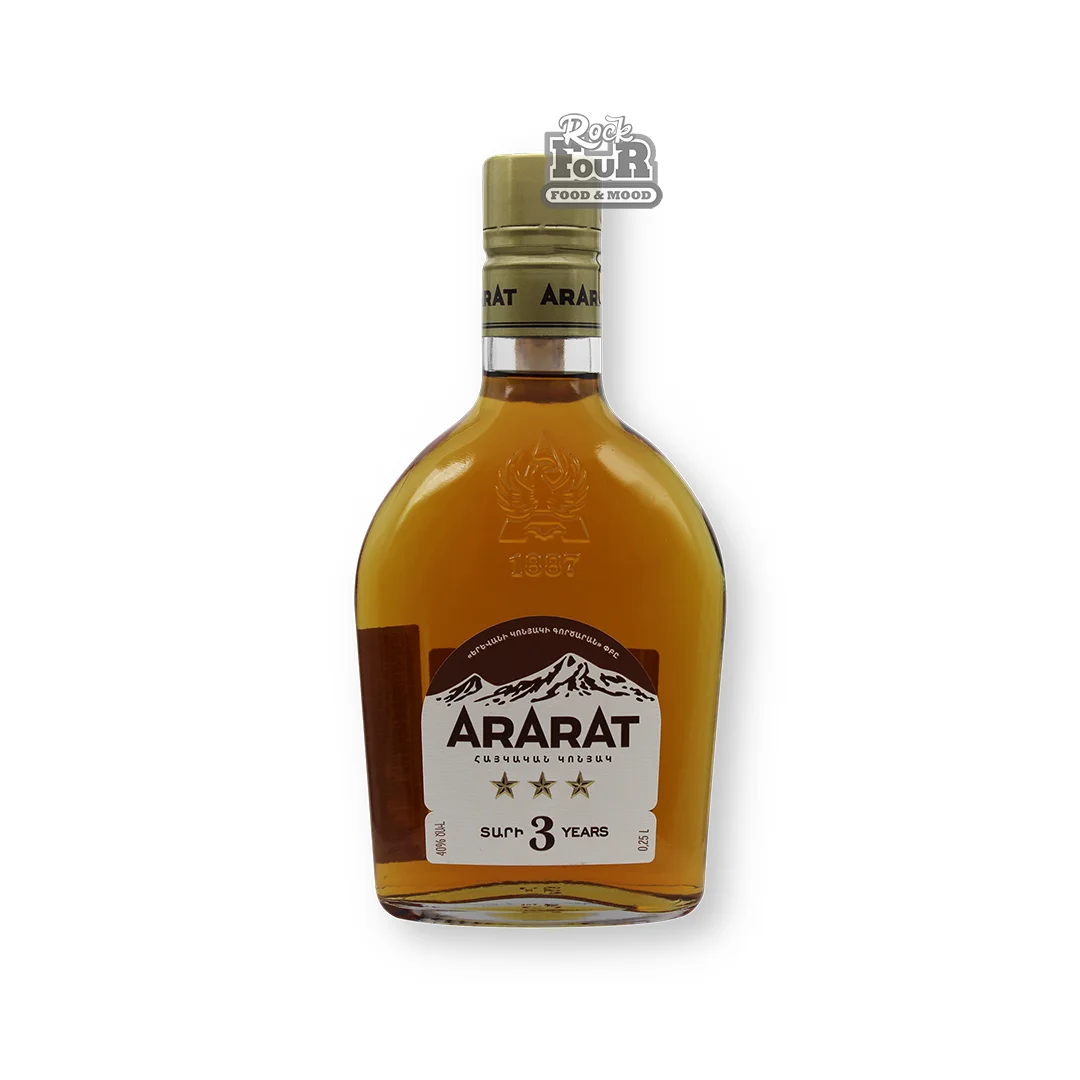Cognac "Ararat" 3y, 250ml